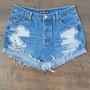Cut off shorts size 12